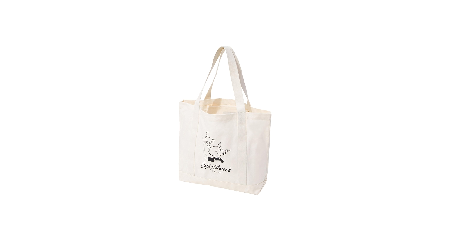 Amazon | [メゾン キツネ] トートバッグ CKMU05101WW9001 CAFE
